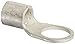 Uninsulated Ring Terminal, 4 Wire Size, 1/2" Stud Size, 0.866" Width, 1.665" Length