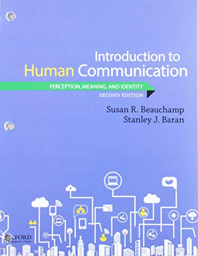 Introduction to Human Communication: Perception... 0190918780 Book Cover