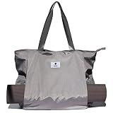 ESVAN Yoga Mat Bag Yoga Tote Carrier Shoulder Bag Carryall Tote for Office,Yoga,Pilates,Travel,Beach