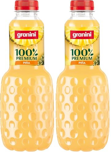 Zumo de Piña Sin azúcares añadidos 1L Granini 100% Fruta (Paquete de 2)