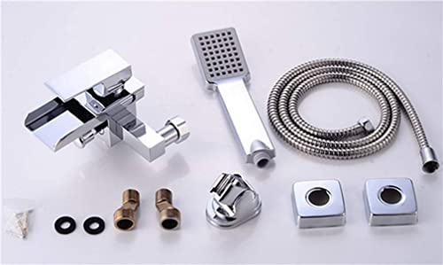 Mitigeur double control eau chaude et froide pour douche fixe au mur - 8