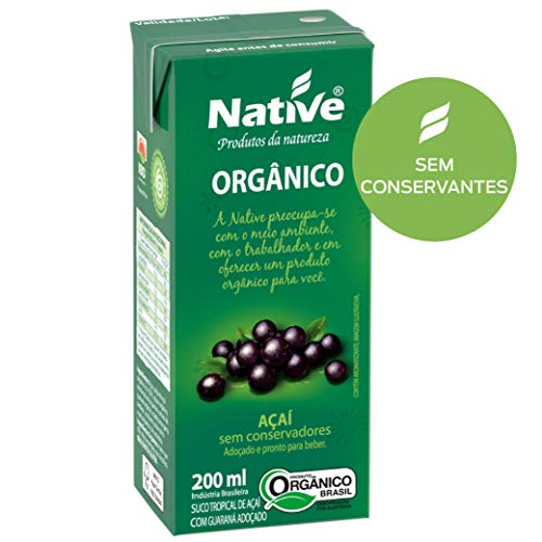 Açaí com Guaraná Orgânico Native 200ml
