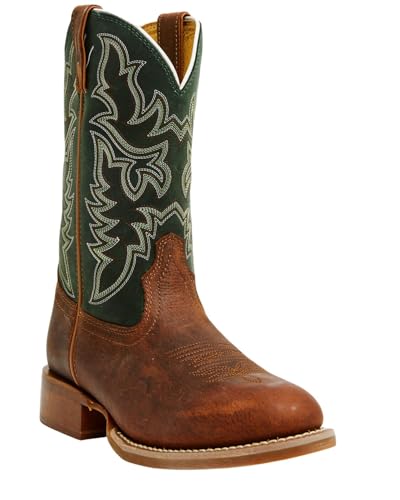 Justin Men's Wild Bill Performance Western Boot Round Toe Brown 10.5 EE US - Main Image