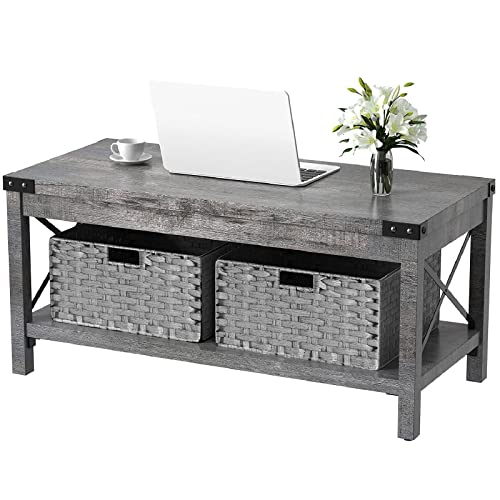 7 Best Coffee Tables With Storage Baskets