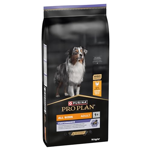 Pro Plan All Size Adult Hund Performance, Hundefutter trocken, reich an Huhn, 1er Pack (1 x 14 kg)