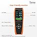 Temtop Air Quality Monitor PM2.5 PM10 Particle Counter, Formaldehyde, Temperature, Humidity, TVOC AQI Tester for Indoor/Outdoor Air Pollution Detection w/Data Export