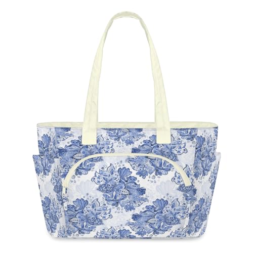 Sac à bandoulière à fleurs abstraites pour vos voyages et travail