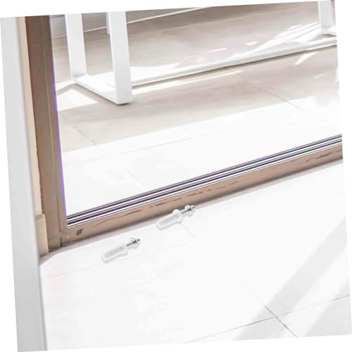 Kit de herrajes para puerta plegable 4 piezas con pivotes superiores para puertas dobles de clóset, accesorios de fácil instalación miniatura 4