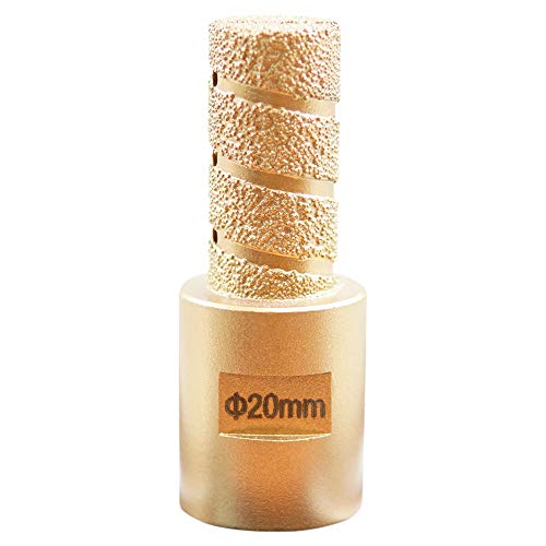 Preisvergleich Produktbild Premium Profi Diamant Fliesenfräser - Vollbohrer, Fliesenbohrer, Trockenbohrer, Fingerfräser Ø 20 mm M14 Aufnahme
