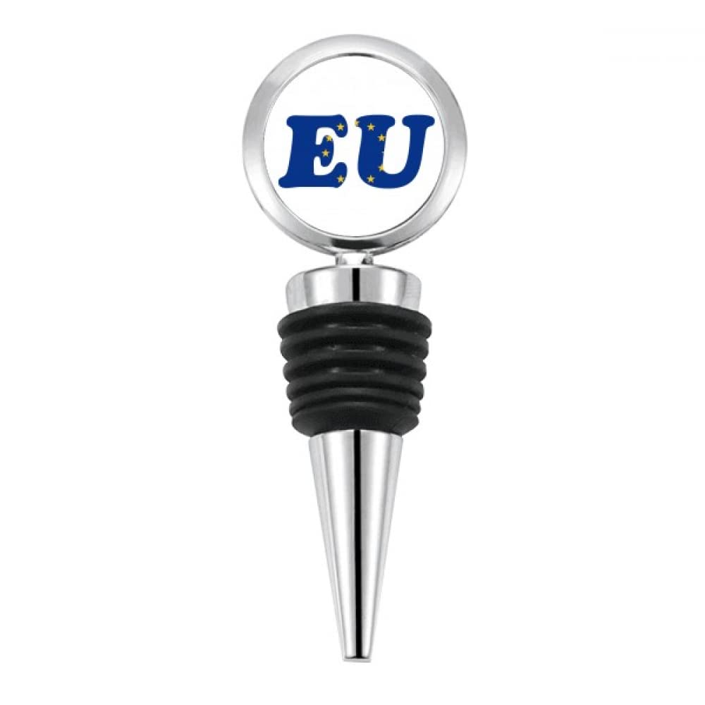 no/no abbreviation eu union combination Bottle Stopper Stainless Steel Rubber Reusable