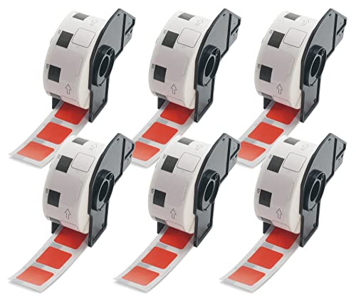 Étiquettes Brother DK-1221 carrées pour organiser et classer vos dossiers