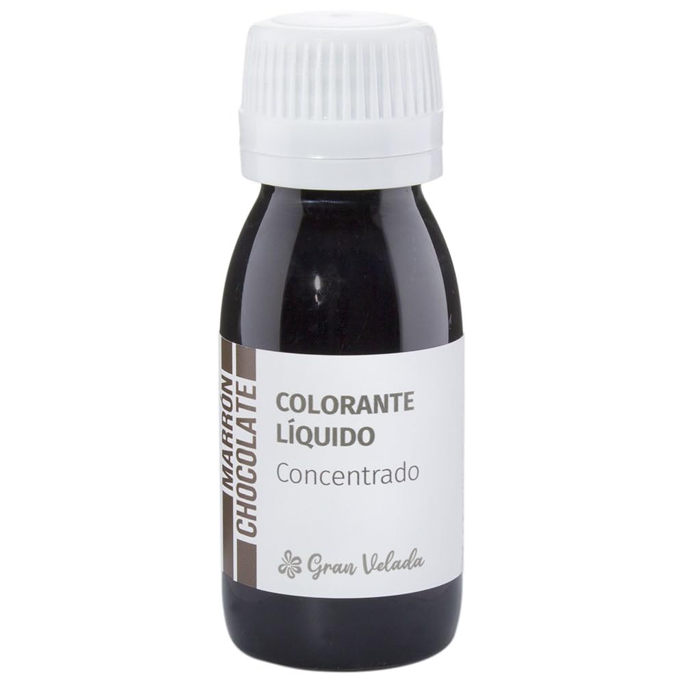Colorante Concentrado Marrón Chocolate Líquido Cosmético | Ideal para Cosméticos y Perfumes, Tonalidades Vivas e Intensas | Envase Práctico, Listo para Usar | Venta en Varios Tamaños