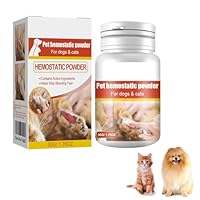 Cerioll Pulver Für Hunde, Styptic Powder, Blood Stop Powder, Hämostatisches Pulver Für Haustiere Für Hunde Katzen Haustier Hunde Katzen Hautpflege, 50g