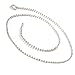 Silver Crystal Chain Belt with Heart Shape Rhinestones End 39 inch long