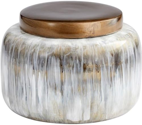 Cyan Design 10422 Spirit Drip Olive Glaze Container