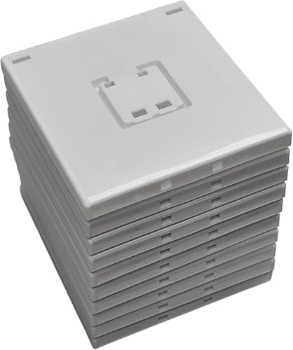 Link-e : 10 X Boitier de Remplacement Blanc Compatible avec Jeu sur Console Nintendo 3DS