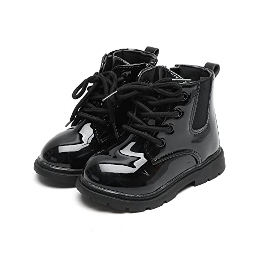 Image of Komfyea Boys And Girls Lace Up Zipper Outdoor Ankle Boots(Toddler/Little Kids)