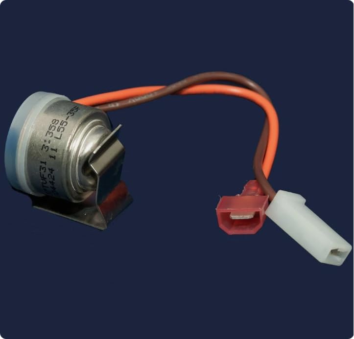 Refrigerator Defrost Bi-Metal Thermostat WP10442411 Compatible with Whirlpool
