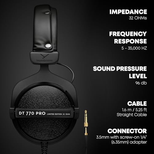 Professional Studio Reference Headphones