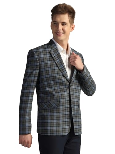 Image of TAHVO Tweed Blazer for Men - Formal & Casual Winter Wear Blazer