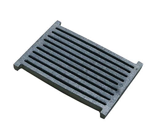 Home&Wood Grille en Fonte carrée pour Chute de Cendres Grille de cheminée Grille de Four 33x20,5cm