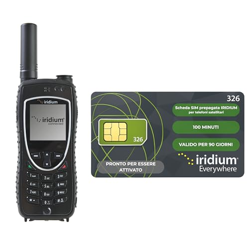 OSAT Iridium Extreme   Teléfono Satelital + 100 minutos SIM de prepago, 90 días, resistente al agua, con GPS, cobertura global de voz y SMS para comunicaciones de larga distancia y emergencias.