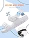 GIWONET Kids Toddler Sandals Boys Girls Double Buckle Slides Summer Shower Beach Pool Water Shoes Slip on Clouds SlippersWhite23/24