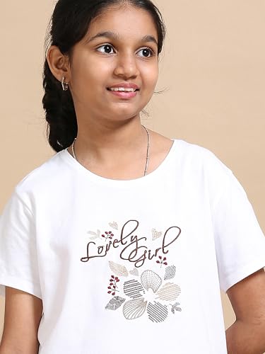 Image of Girls T-Shirt | Red Label Compact Cotton