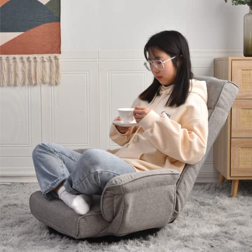 Amazon｜Sue YZ 回転式座椅子 肘掛け ハイバック 座いす