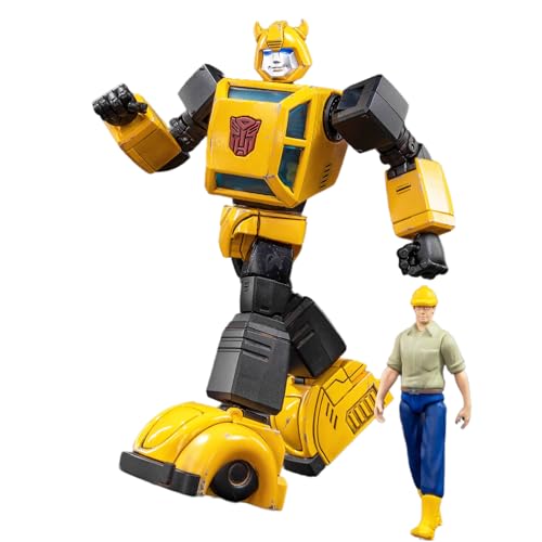 YOLOPARK Transformers G1 Bumblebee Action Figure-Diecast Version, AMK PRO Series 6,3 pulgadas juguete altamente articulado para personas a partir de 15 años, no convertible Bumblebee Maqueta