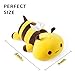 Onsoyours Original Cute Bee Plushies, Soft Stuffed Animal Honey Bee Plush Toy Pillow Small Gifts for Kids (Yellow, 9