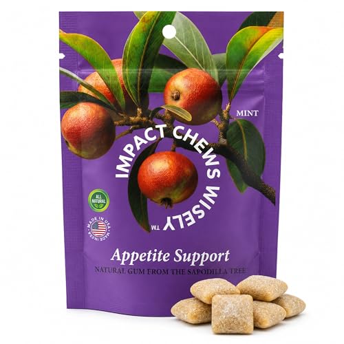 Appetite Support Chewing Gum by Impact Chews Wisely – Sugar-Free