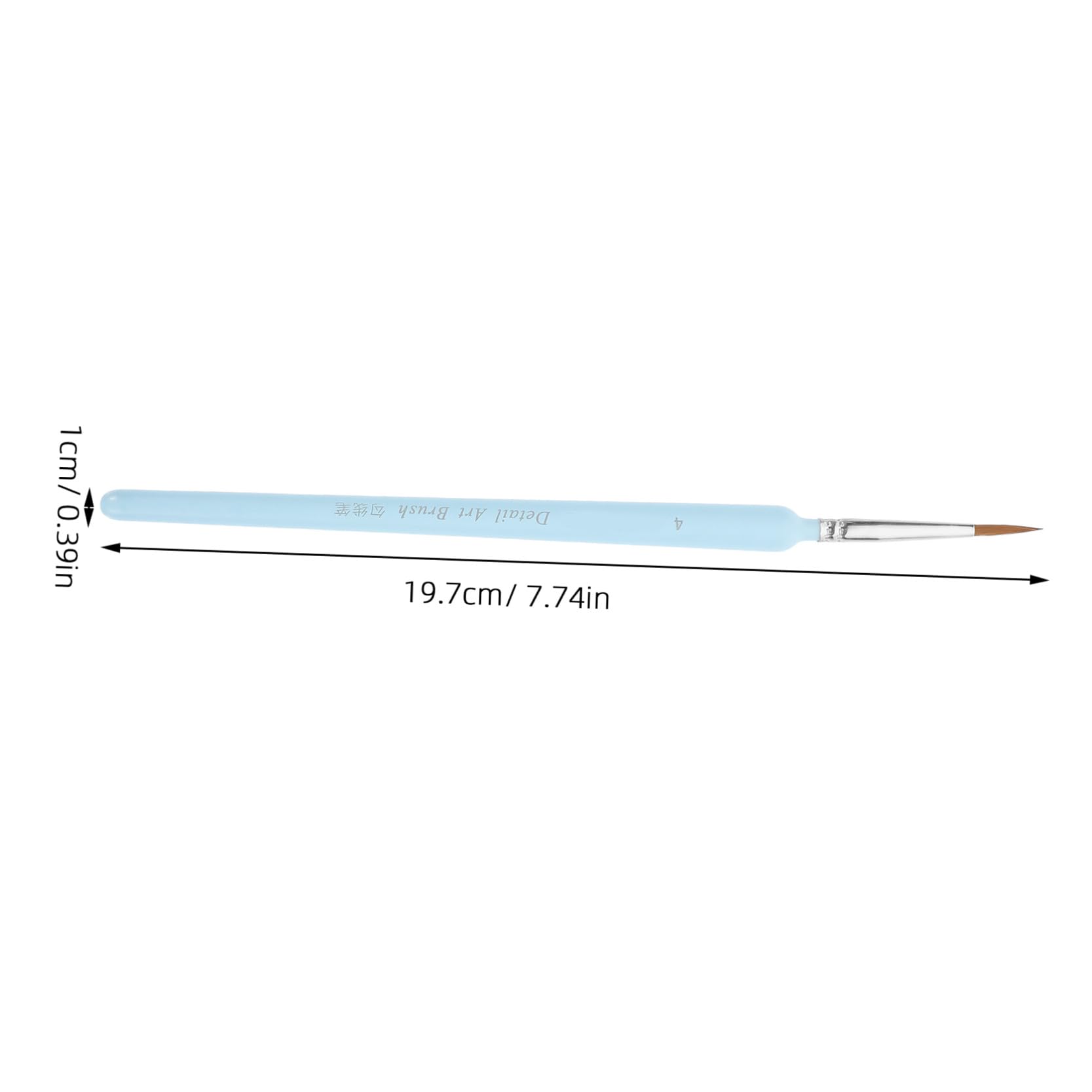 NUOBESTY Ensemble De 55 Pinceaux Miniatures pour Peinture De Détail pour Gouache Aquarelle Acrylique Huile Pointes Assorties