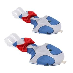 H HILABEE Herbruikbare luiers voor papegaaien, stoffen luiers, vogelluiers, blauw, 2 stuks