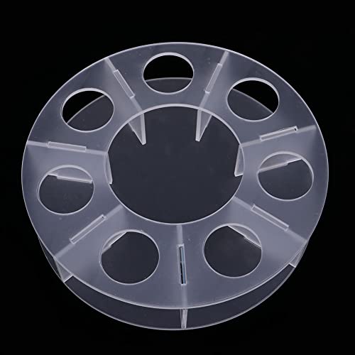 NEBAI · LESEN Transparent Acryl Anzeige Ständer Bälle Basis Kugelhalter für 7pcs Kristallkugel für Ball 3.5-5cm