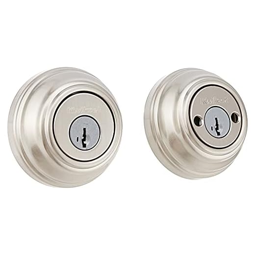 Kwikset 985 Double Cylinder Deadbolt featuring SmartKey® in Satin Nickel