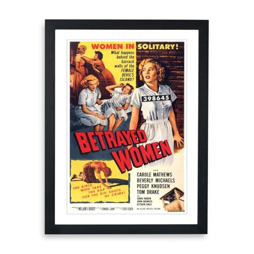 Affiche encadrée femmes trahies en solitaire pour sublimer un mur vide