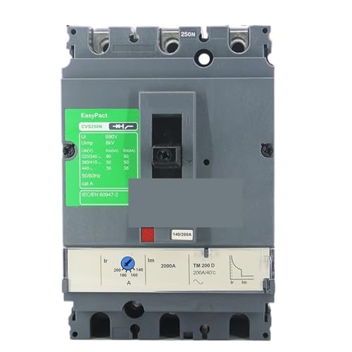 Disjoncteur boîtier moulé CVS250N TM200D 3P 200A, l'excellence de la coupure