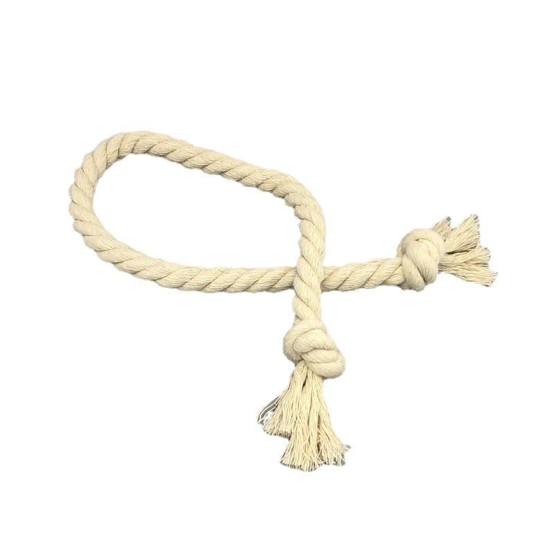 Pevlkawr - Juego de 4 zapatas de cortina de algodón de cáñamo natural tejido a mano, cordón ajustable para decoración de casa, sala de estar, dormitorio – estilo bohemio, rústico, – Juego de 4 (beige)