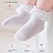 6 Pair Baby Lace Trim Socks Soft Cotton Socsk Comfortable Fashion Ankles Baby Essential Accessories For Toddler Breathable