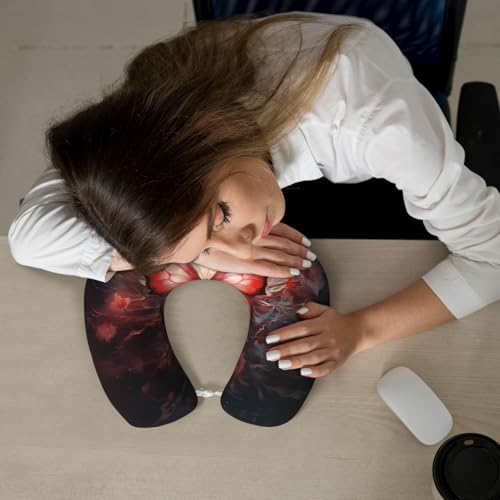 Almohada de viaje espuma viscoelástica tamaño U miniatura 6
