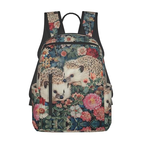 Sac à dos de voyage léger pour le travail et le magasinage Noir/blanc