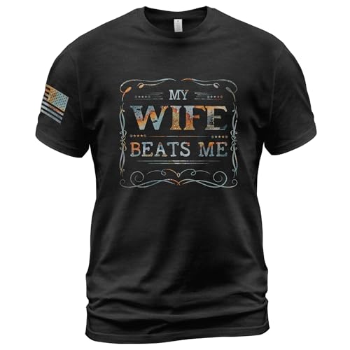 My Wife Beats Me Shirt, Husband Shirt for Men, Vintage Husband and Wife Shirts