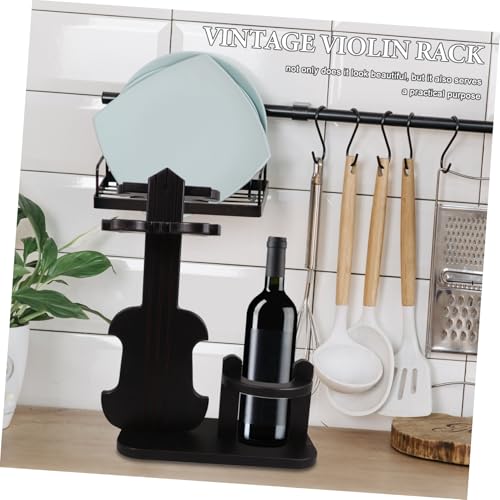 Support bouteille vin intérieur armoire violon Hohopeti pour cadeau - 7