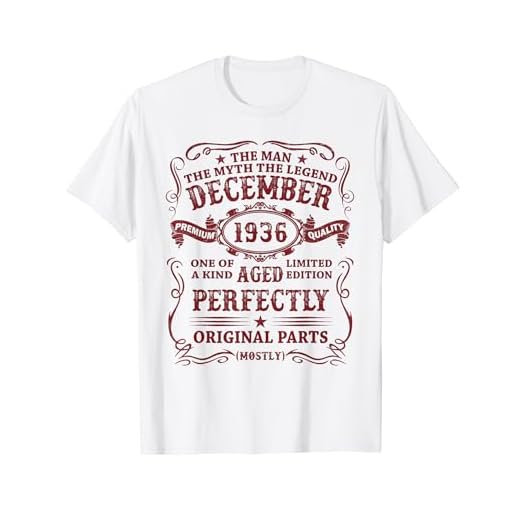 Fabricado En 1936 88 Años Cumpleaños Hombre Diciembre 1936 Camiseta
