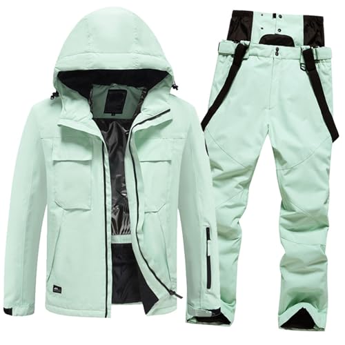 Combinaison de ski chaude veste pantalon imperméable coupe-vent