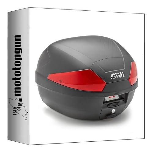 givi baúl b29n2 monolock negro 29 lt + soporte compatible con niu nqi 2019 2020 2021 2022 2023 2024 mototopgun b29n2 + sr8962