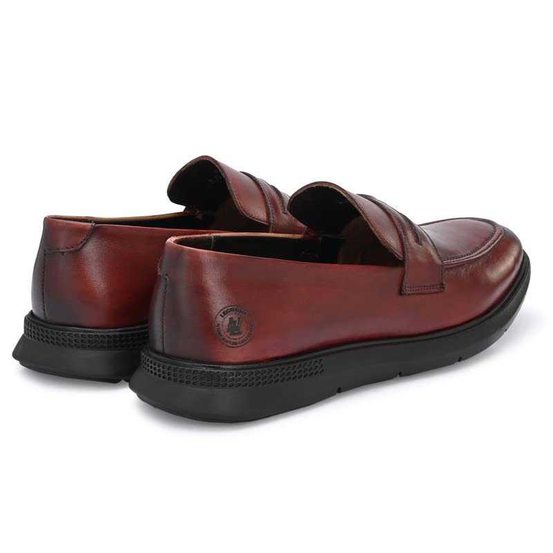 Image of Legwork Men's Leather Loafer Shoes for Men and Boys