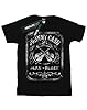 Johnny Cash Men's Man in Black Label T-Shirt Large Black #1