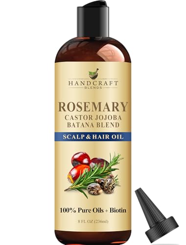 Handcraft Blends Rosemary Oil for Hair 8 Fl Oz | Nourishing